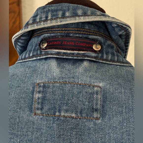 Oversized Ralph Lauren Denim Toggle Jacket Plus Size 3X - Picture 9 of 11